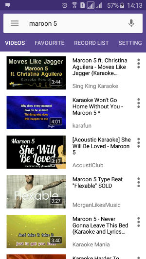 Karaoke Lite : Sing & Record Free Screenshot 0