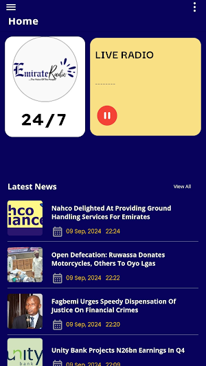 Emirate Radio Screenshot 0