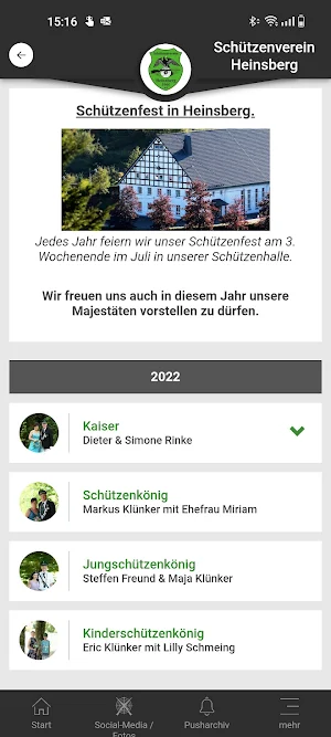 Schützenverein Heinsberg Screenshot 1