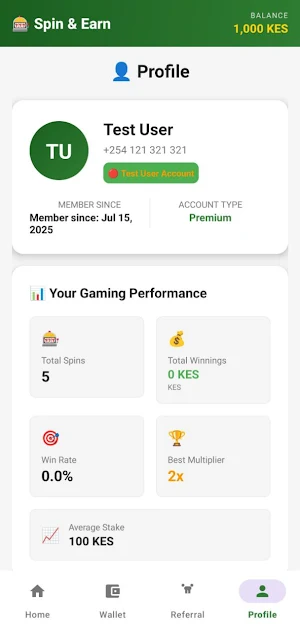 Spin and earn to Mpesa Screenshot 3