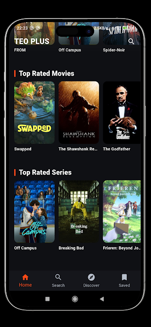TEO PLUS : Movies & Tv Shows Screenshot 2
