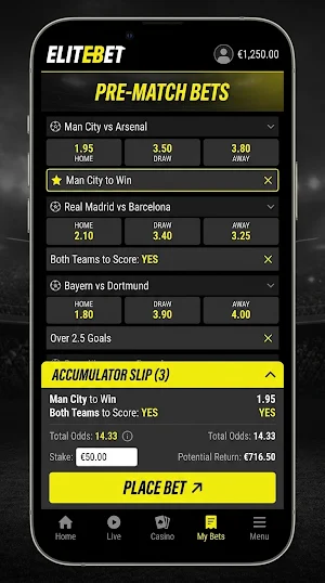 Elitebet Screenshot 2