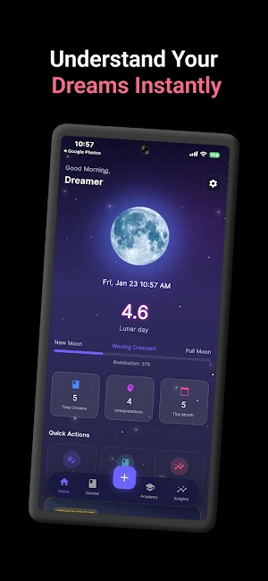 DreamEx AI Meaning & Journal Screenshot 0