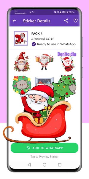 Merry Christmas WASticker Screenshot 3