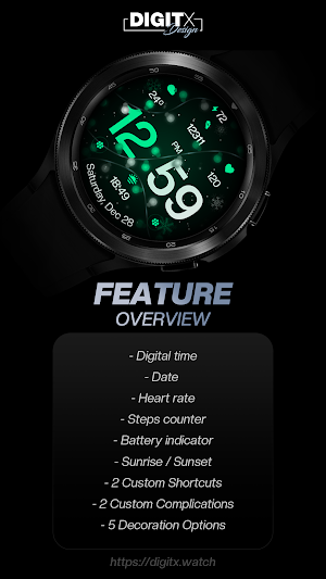 Christmas Ultra Watch Face Screenshot 3