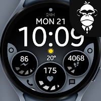Sapphire Digital Watch Face