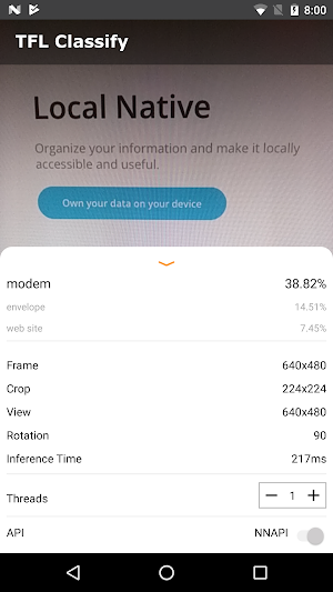 TFL Classify Screenshot 0
