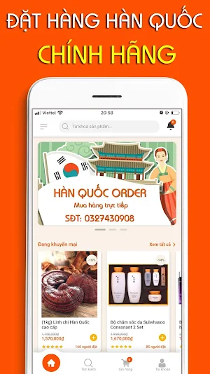 Hàn Quốc Order - Mua hàng trực tiếp Screenshot 0