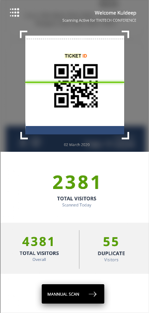 Event Ticket Scanner Screenshot 1