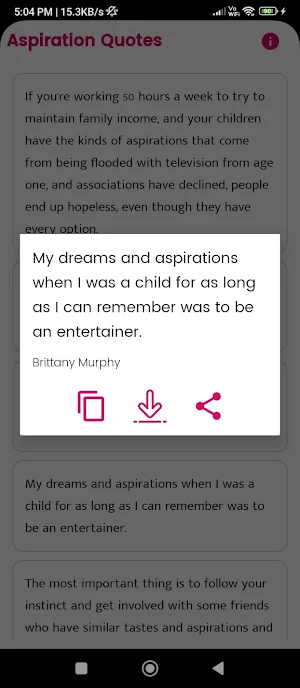 Aspiration Quotes and Sayings Screenshot 3