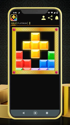 Puzzle with Gold and Platinum Screenshot 1