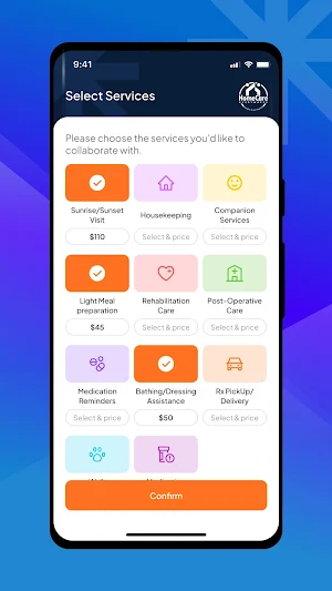 HomeCare Service Provider Screenshot 1