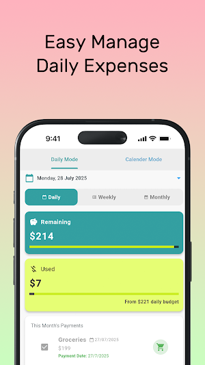 Saku - Daily money tracker Screenshot 2