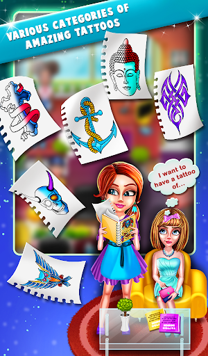 Tattoo Dash : Artistic Designs Shop Simulator Game Screenshot 3