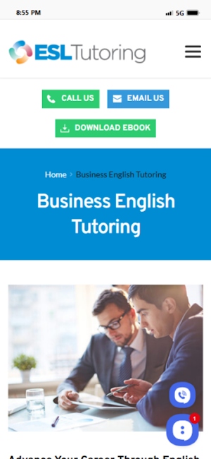 ESL Tutoring Services Screenshot 2