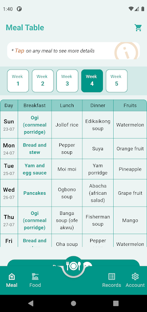 Mealble Screenshot 0