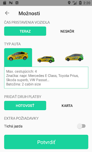 Eco Taxi Group Screenshot 3
