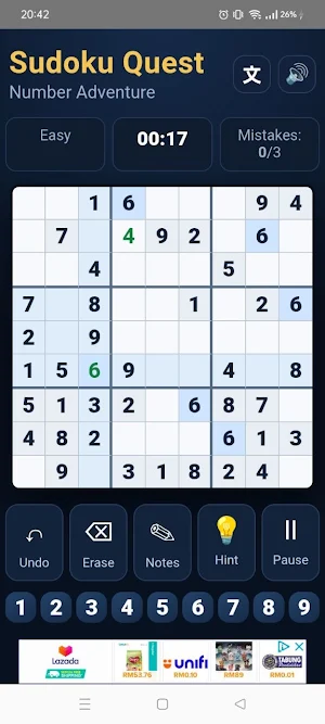 Sudoku Journey Screenshot 0