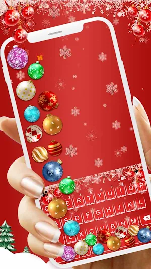 Christmas Gravity Keyboard Background Screenshot 0