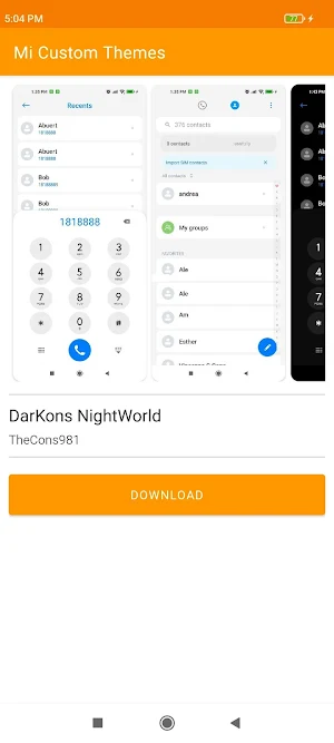 MIUI Themes Global Screenshot 2
