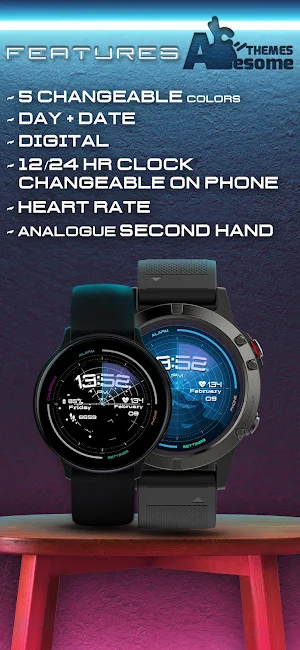 RADAR - Watch Face Digital Screenshot 3