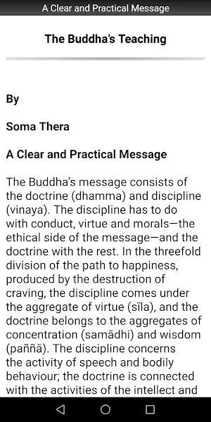 A Clear and Practical Message Screenshot 1