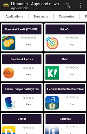 Lithuanian apps and tech news Screenshot 0