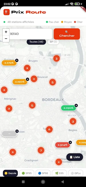 PrixRoute - Prix Carburants Screenshot 2