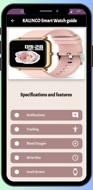 Kalinco Smart Watch Guide Screenshot 0