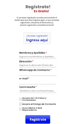 Red Reparadores Screenshot 0