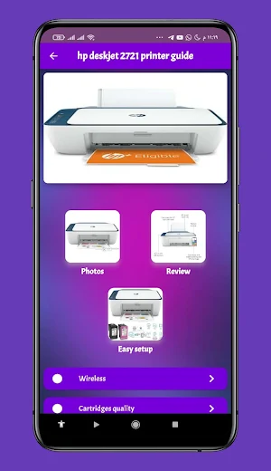 hp deskjet 2721 printer guide Screenshot 0