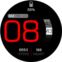 Key062 Digital Watch Face