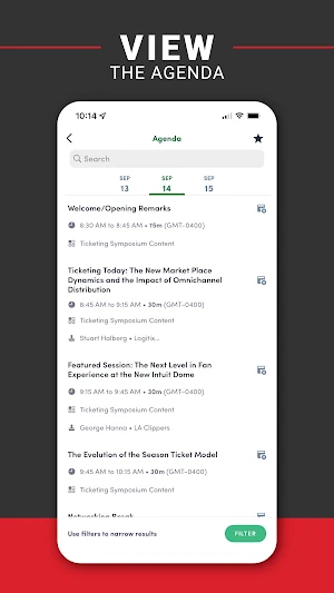 Sports Business Journal Events Screenshot 2