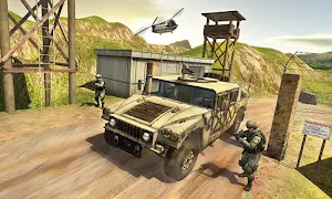 US Military Truck Drive: Army Vehicle Driving 2018 Screenshot 1