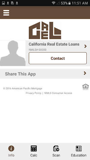 California Real Estate Loans Screenshot 0