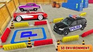 Police Extreme Car Hard Parking:New Car Games 2020 Screenshot 0