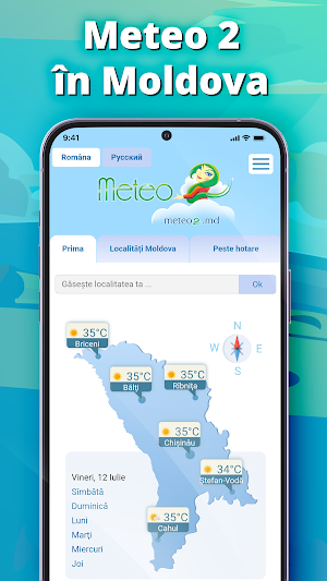 Meteo2 Moldova Screenshot 0
