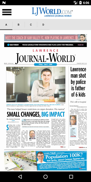 Journal-World e-Edition Screenshot 1