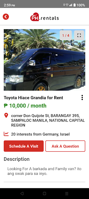 PH.Rentals Screenshot 2