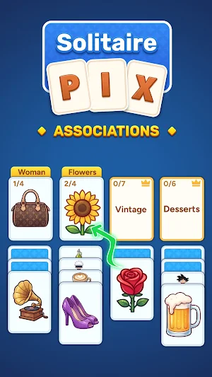 Solitaire Picture Associations Screenshot 0