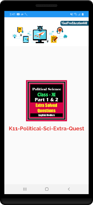 Political Science Class 11 Q&A Screenshot 0