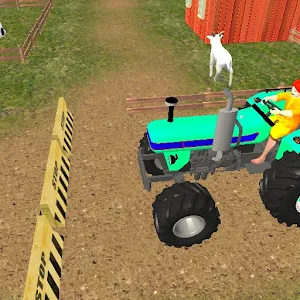 Village Farm Tractor Driving Screenshot 0