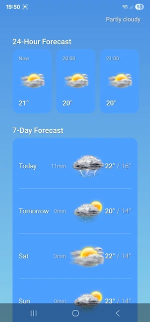 Easy Weather: Local & Global Screenshot 3