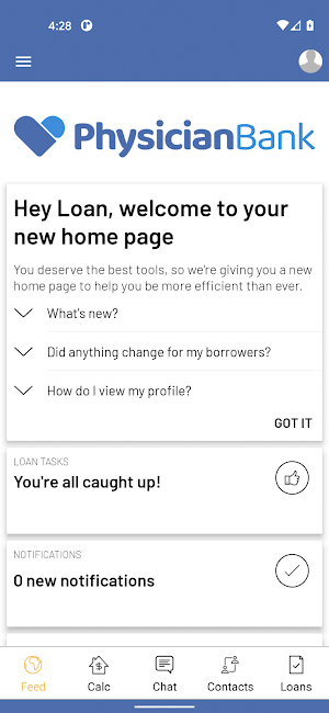Physician Bank: Mortgage Screenshot 0