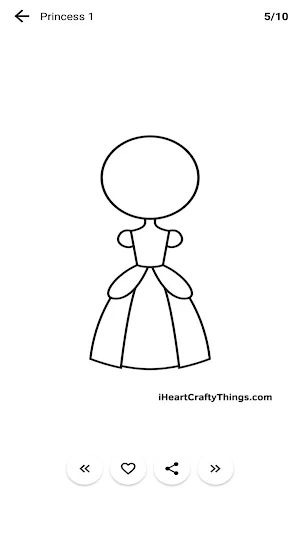 How to Draw Princess: By Steps Screenshot 1