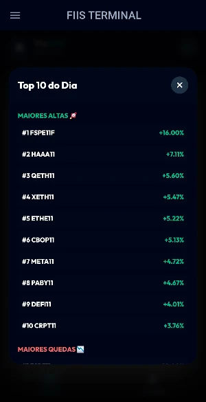FIIs Pro: Radar de Dividendos Screenshot 2