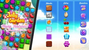 Jelly Crush Garden: Match 3 Screenshot 1