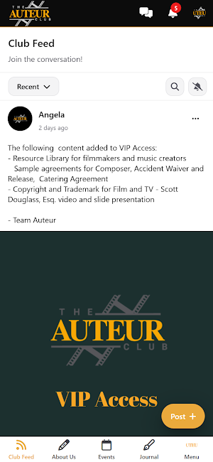 The Auteur Club Screenshot 0