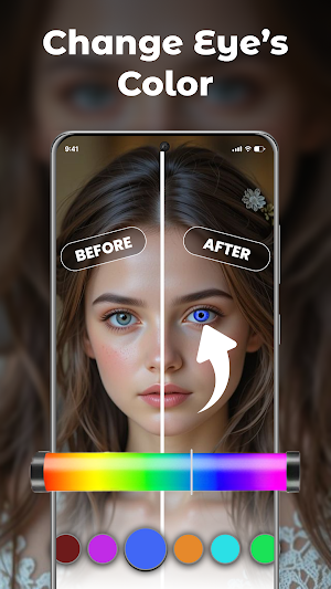 Eye Color Changer Photo Editor Screenshot 1