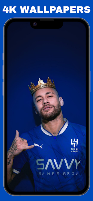 Neymar Al Hilal Wallpaper Screenshot 0